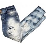 No Boundaries  Girls Juniors Denim Jeans Size 13 High Rise Sculpting Skinny Photo 0