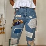 ZARA Patchwork Jeans Photo 0