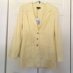 Majorelle NWT  My Way Blazer Long Line Blazer Butter Yellow Size Small Photo 3