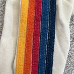 Aviator Nation 5 stripe Cream Sweatpant size medium Photo 4