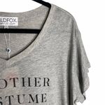 Wildfox new My Other Costume Halloween Tee T Shirt Heather Grey Oversize M Photo 9