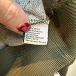 Nine West Camouflage Camo Print Ruffle Pullover Sweater Sweatshirt Size M Medium Photo 8