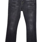  Black Flare Jeans Size 8 Calvin Klein Boot Cut Black Denim Photo 0