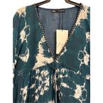 ZARA  Xsmall oversized Mini Tie-Dye Dress - Blue Photo 3