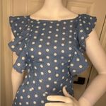 DO+BE  Blue Polka Dot Jumpsuit Size Small.  #174 Photo 6