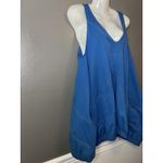 Free People FP Beach Tank Dress Womens XS Blue Out Of The Blue Cotton Made USA Photo 2