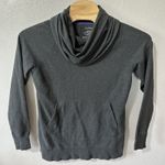 L.L.Bean Cozy Pullover Women's Medium Charcoal Gray Cowl Neck 290312 Sweatshirt Photo 0