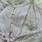 PacSun Lace Pink Crop Top Photo 1