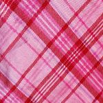 Jaclyn Smith Pink Red Plaid Lace Trim Satin Chemise Size Medium Photo 1