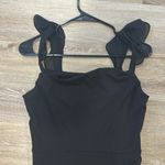 Grace Karin  Black High Low Dress with Ruffles Photo 2