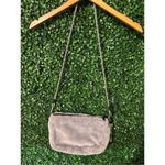 KAVU  Stone Gray NWT So Fluffy Long Strap Bag Photo 4