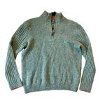 Club room lambs wool Forrest green quarter zip sweater m Green Size M Photo 0