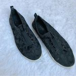 Coach Lucey Signature Canvas Slip On No Lace Shoe Women 8B Low Top Black Photo 0