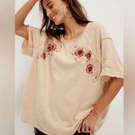 Free People  We the Free We The Free Harper Tee - MED Photo 0