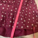 Marc Jacobs  silk wine geo print ruffle top sz 6 Photo 2