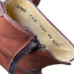 Women’s Frye Romy leather brass harness buckle cognac 7.5 B Photo 4