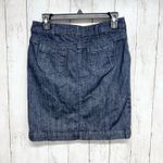 Anthropologie Pilcro and the Letterpress Skirt Women Size 27 Washed Denim Midi Photo 7