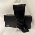 INC International Concepts Black Stiletto Heeled Boots Size 10 Photo 1