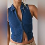 Urban Outfitters  Ledia Fitted Seamed Zip-Front Vest Top Photo 1
