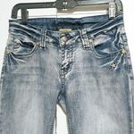 Bubblegum  washed denim
Crop ankle zip
Size 5/6 Photo 5