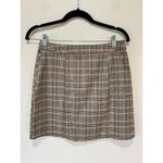 Urban Outfitters  plaid mini skirt size S brown school girl preppy grunge Photo 3