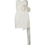 French Connection NWT  Florida Summer Strapless Mini Party Dress White Size 10 Photo 4