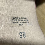 Diba Leather Sleek Ankle Bootie Low Boots Side Zip/Buckle Burgundy 8.5 M Red Photo 4