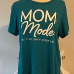 Teal 'Mom Mode' Graphic T Photo 0