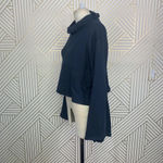 Free People  FP‎ Movement Salvation Turtleneck Top in Navy Blue Size US Small Photo 5