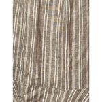 Abercrombie & Fitch NEW  White Tan Striped Linen Ruffle Wrap Mini Skirt Size XS Photo 6