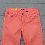  Stretch Size 26 Toothpick Jeans | J.Crew Coral Colored Jeans Sty… Photo 2