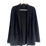 Talbots Open Sweater Blazer Black Size XS Timeless Classic Layering Knit Jacket Photo 1