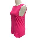 J.Crew Shell Tank Top Size L Sweet Fuchsia Sleeveless Pullover Casual NWT Photo 3