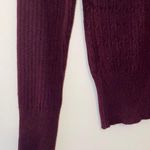 Active USA Plum Fitted Sweater Photo 1