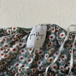 Princess Polly Green Floral Daisy Mini Skirt Women’s Size 6 | Boho Festival Tass Photo 3