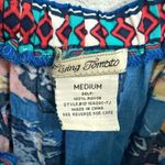 Flying Tomato Royal Blue Floral High Low Ruffle Off Shoulder Dress Medium M Photo 6