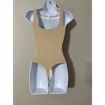 Abercrombie & Fitch Abercrombie Fitch Soft A&F Collection Beige Square Neck Tank Bodysuit XS Photo 2