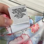 Carolina Blues Stretch Floral Pastel Skirt Unlined Preppy Girly Retro White Size 12 Photo 7