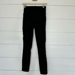 Good American  Women’s 0/25 Black Faux Suede Good Legs Pants Jeans Photo 2