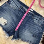 Loft denim stitched and frayed hem shorts sz 31/12 Photo 4