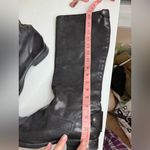 Frye  Melissa Button Back Zip Blacker Leather Equestrian Riding Boots Size 10 Photo 2