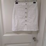 Veronica Beard white jeans skirt Photo 3