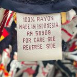 Bechamel Vintage MIDI Skirt Size 6 Navy Sailor Patriotic Military Pin Up Retro Photo 5