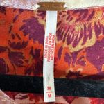 Free People  Western Bohemian Dainty Rose Bud Button Down Oversized Blouse Medium Photo 15