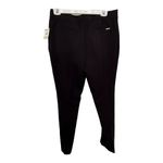 Anne Klein  Black Trouser Slacks Work Dress Pants Gold Buttons Size 8 NWT Photo 3