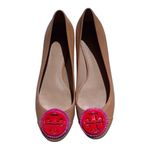 Tory Burch Reva Ballet Flats with Pink and Red Accents Size 8 Photo 4