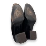 Gucci  Black Horsebit Leather Loafers Sz 8 Square Toe Classic Luxury Italy Heel Photo 8