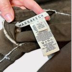 Anthropologie MARRAKECH Moto Jacket Size Small Sherpa Lined Faux Suede Brown Photo 11