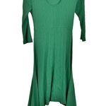 Anthropologie  Heart Of Building 18 Ribbed Knit Dress Green Size Small Photo 4