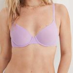 Aerie  Smoothez Microfiber Unlined Full Coverage Bra Purple Size 34B Underwire Photo 0